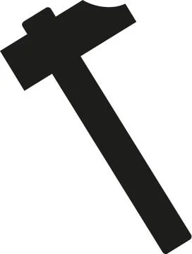 Hammer Sign Illustrazione stock