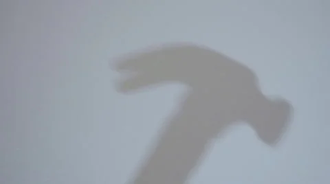 Hammer Slow Shadow Stock Footage 56455824