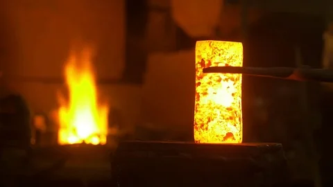 Hammer in the smithy Stock Footage 72694030