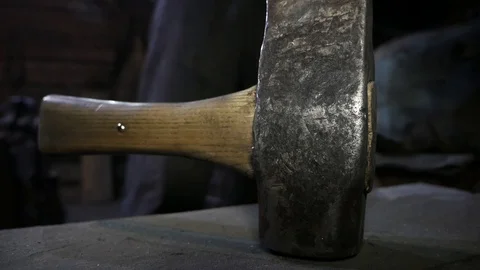 Hammer in the smithy Stock Footage 105091093