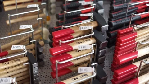 Hammer in store vertical video Stock Footage 259931445