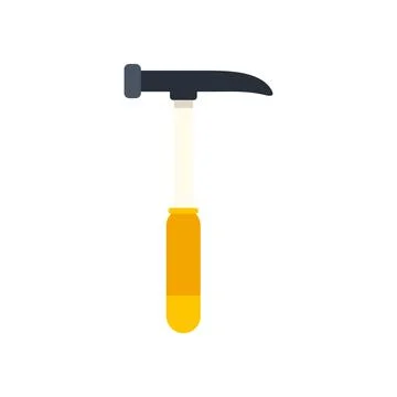 Hammer tool icon for carpentry and construction tasks Stock Illustration