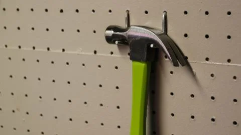 Hammer on Tool Wall Stock Photos