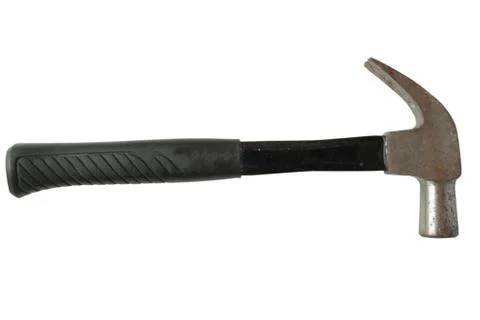 Hammer on white background. Stock Photos