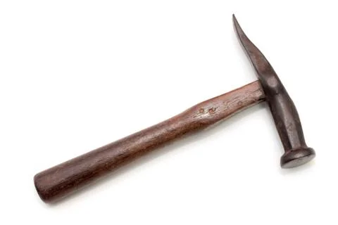 Hammer on white background Stock Photos