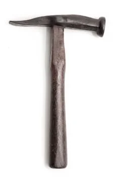 Hammer on white background Stock Photos