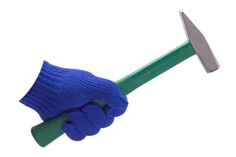Hammer on White Background Stock Photos