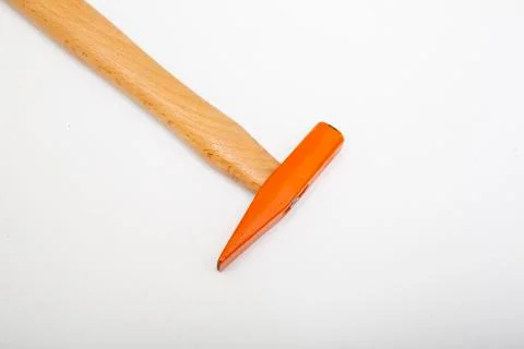 Hammer   on white background Foto stock