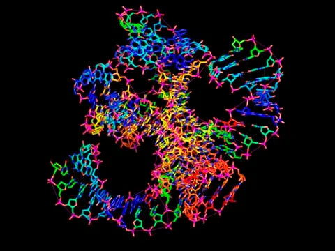 Hammerhead ribozyme molecule Stock Illustration