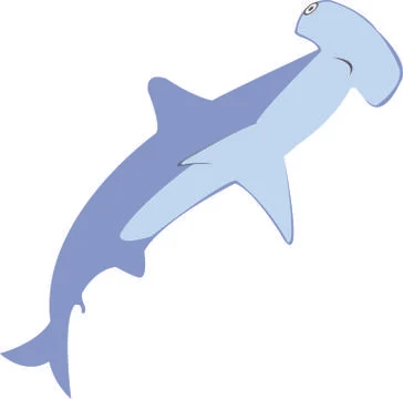 Hammerhead shark Stockillustratie