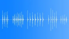 Hammering big nails in wood Sound Effect