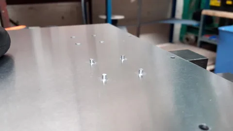 Hammering Engineering Metal Work 1.1 Stock Footage 131780748