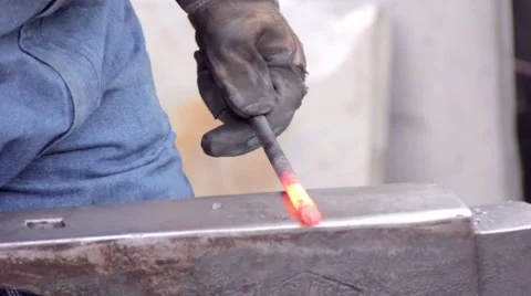 Hammering Metal Stock Footage 7768003