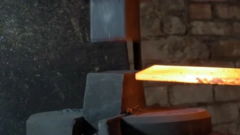 Hammering Metal Stock Footage 138498776