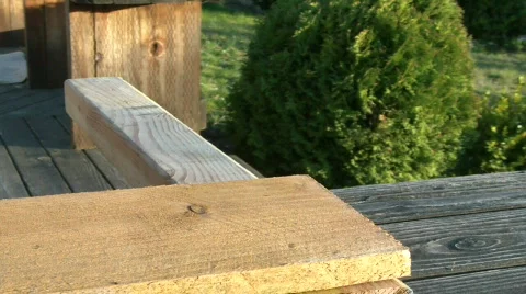 Hammering Nail  Stock Footage 647690