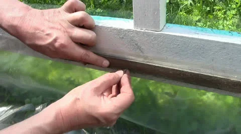 Hammering the nail Stock Footage 24696707