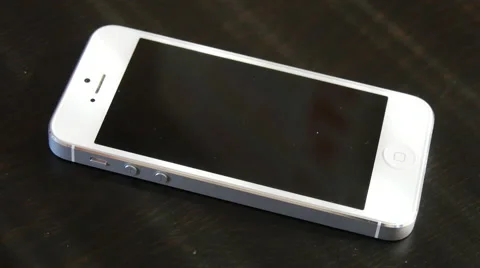 Hammering the phone Stock Footage 49043892