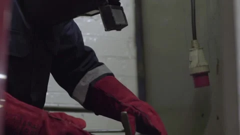 Hammering Piece of Metal 4 Stock Footage 151556445