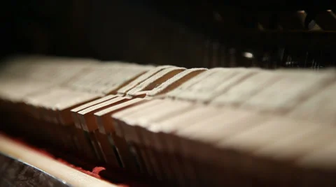 Hammers inside a piano  Stock-Footage 31741267
