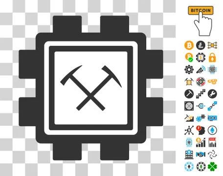 Hammers Mining Pool Icon with Bonus イラスト素材