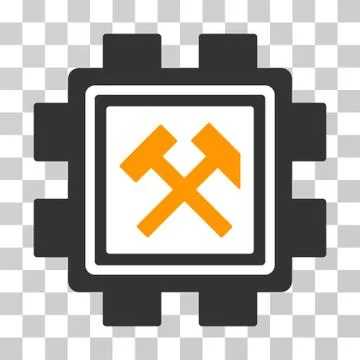 Hammers Mining Pool Vector Icon イラスト素材