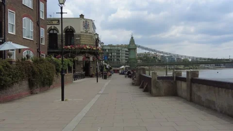 Hammersmith Bridge, London Vídeos de archivo 201647890