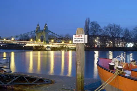 Hammersmith Bridge Stock Photos