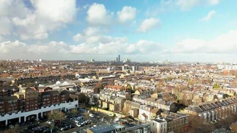 Hammersmith - Drone shot - 4K. Stock Footage 326036326