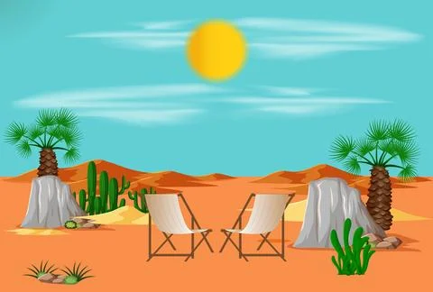 Hammock Concept Illustration Illustrazione stock