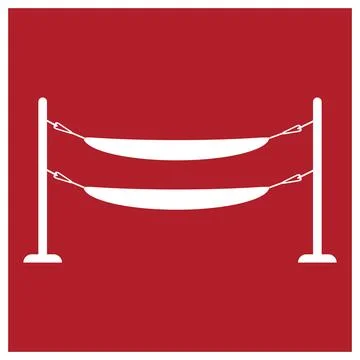 Hammock icon logo template. Stock-Illustration