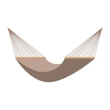 Hammock icon on a white background. Vector illustration Stock Illustration