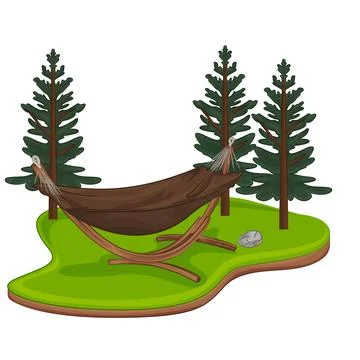 Hammock Illustration Stock Illustration
