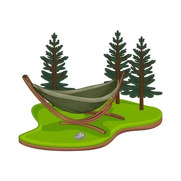 Hammock Illustration Stock Illustration