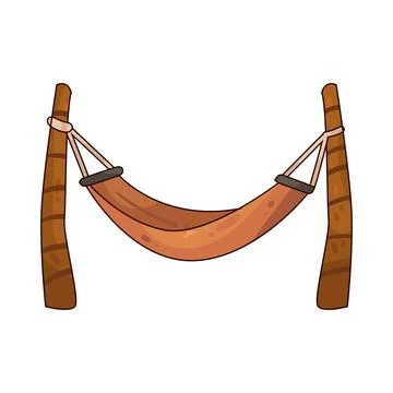 Hammock illustration Stock Illustration