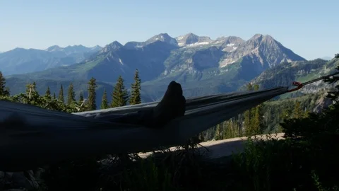 Hammock mountain feet Stock Footage 103566210