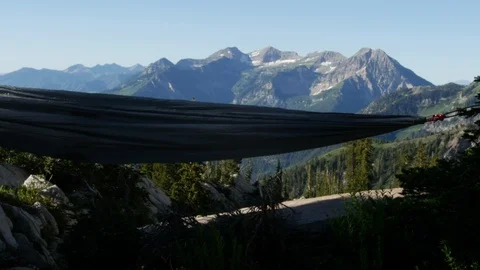 Hammock mountain tight Stock Footage 103566133