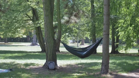 Hammock in a park 動画素材 92749066