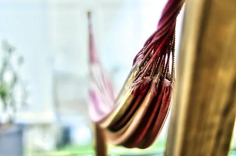 A hammock in perspective Foto stock