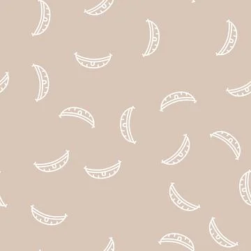 Hammock for resting line seamless pattern Stock Illustration