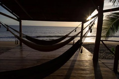 Hammock sunshine beach Foto stock