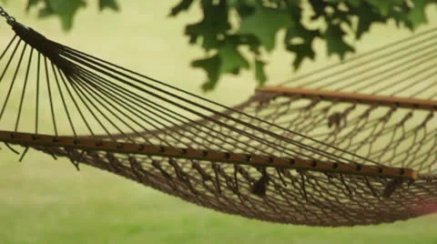 Hammock swaying in the wind ms Video stock 24701518