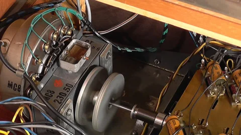 Hammond Organ Tone Generator Unit Stock Footage 35354826