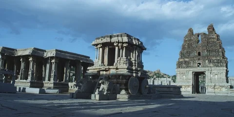 HAMPI India Stock Footage 93392129