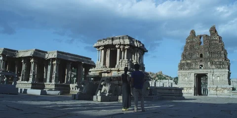 HAMPI India Stock Footage 93403130