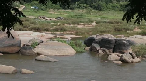Hampi nature Stock Footage 22311674