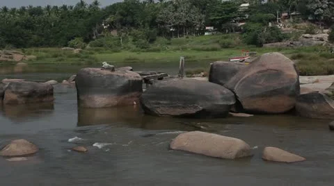 Hampi nature Stock Footage 22312010