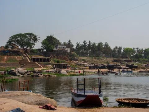 Hampi River 写真素材