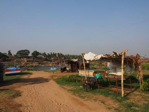 Hampi River Stock Photos