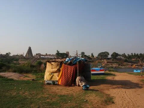 Hampi River Stock Photos