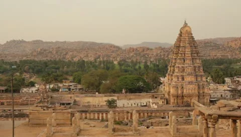 Hampi Temple 02 Stock Footage 11020311